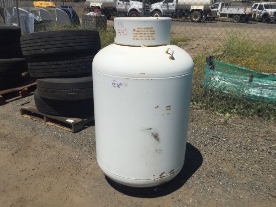 2001 120-Gallon Above Ground Propane Tank.