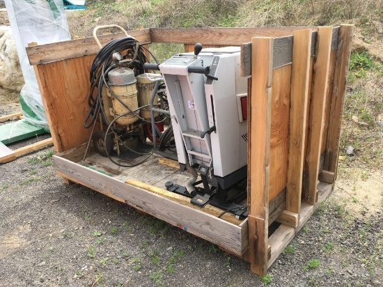 Wood Crate of Misc Items, Including