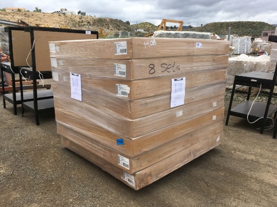 (8) 3 Pcs Sets of Swan Veritek Swantile Tub Wall