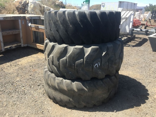 (3) Misc Heavy Equipment Tires.