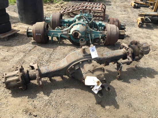 (3) Heavy Duty Axle Assemblies w/Wheel Hubs.