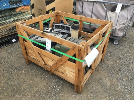 Wooden Crate of Misc Humvee M1114 Parts,