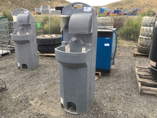 Plastic Hand Wash Station.