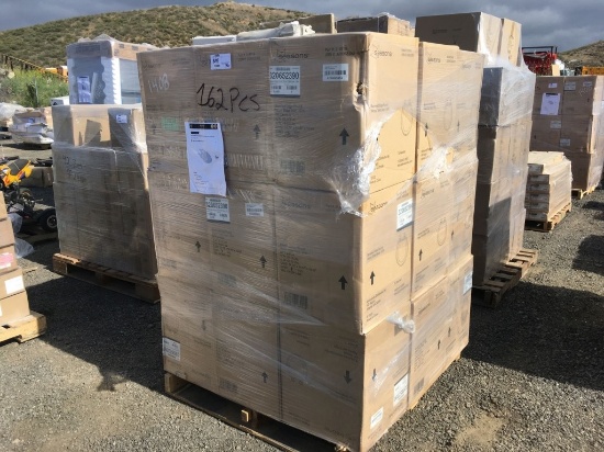 Pallet of Seasons Beveled Edge Round Wood Toilet