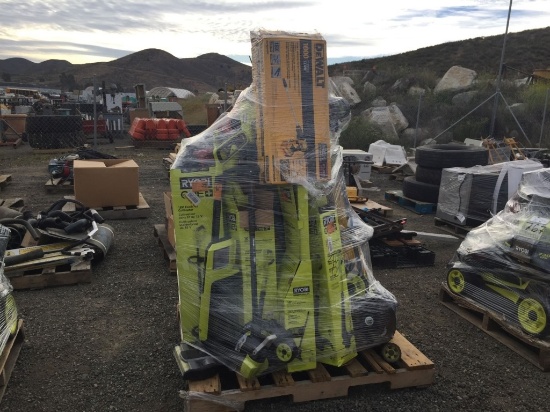 Pallet of Misc Power Tools, Including Vaccum,