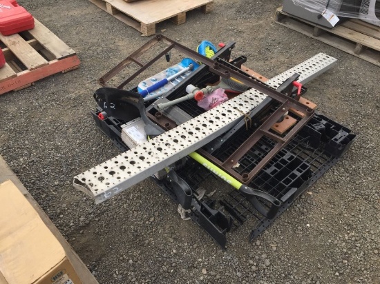 Pallet of Misc Hand Tools, Including Shovel,
