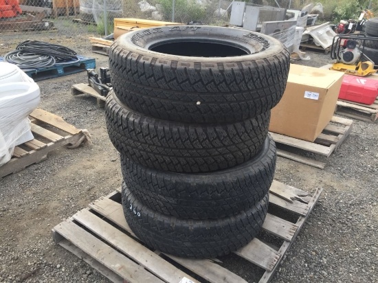 (4) Bridgestone Dueler A/T 255/70/18 Tires.