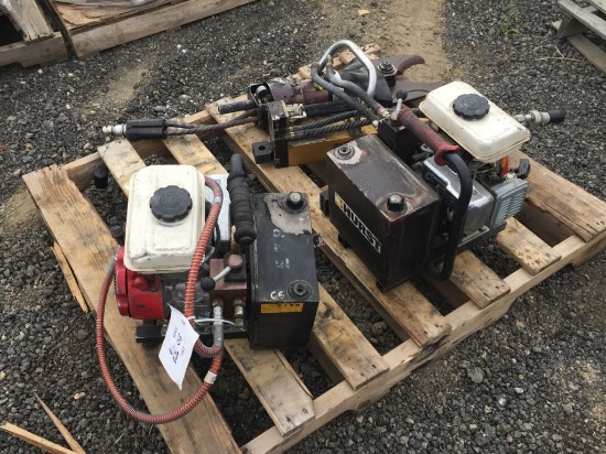 Misc Power Metal Cutter, (2) Misc Hydraulic Pumps,