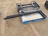 Unused GIYI Pair of 60in Forks w/Carriage,