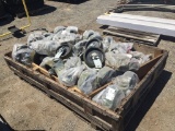 Crate of 9in Military Grade Swivel Casters.