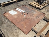 5ft x 5ft x 3/4in Boltable Light Post Base Plate.