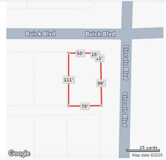 7,645 SqFt Vacant Parcel in California City
