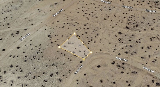 8,144 SqFt Vacant Parcel in California City,