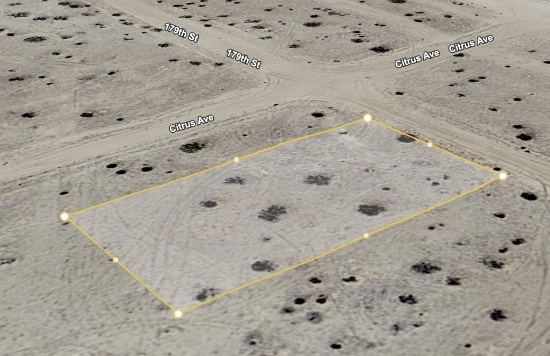 7,138 SqFt Vacant Parcel in California City,