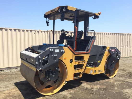 2018 Volvo DD105 OSC Vibratory Tandem Roller,