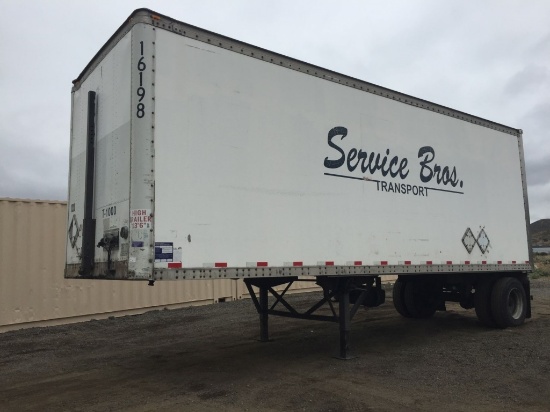 1998 Wabash Van Trailer,