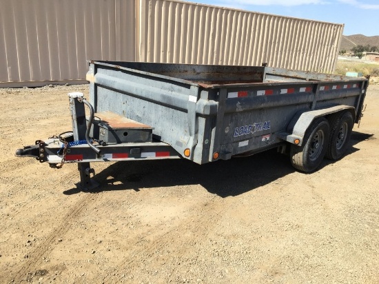 2014 Loadtrail Low Pro Hydraulic Utility Trailer,