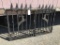 Unused SKLP 6ft Bi-Parting Iron Gate w/Deer Motif.