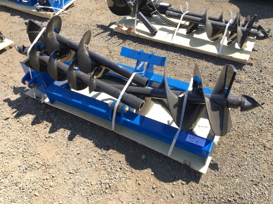 Unused GIYI Auger Attachment Set w/8in,