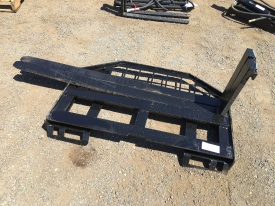 Unused GIYI Pair of 60in Forks w/Carriage,