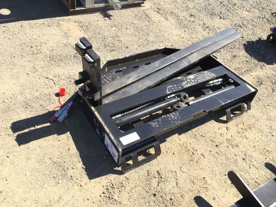 Unused GIYI Side Shift Fork Attachment w/60in