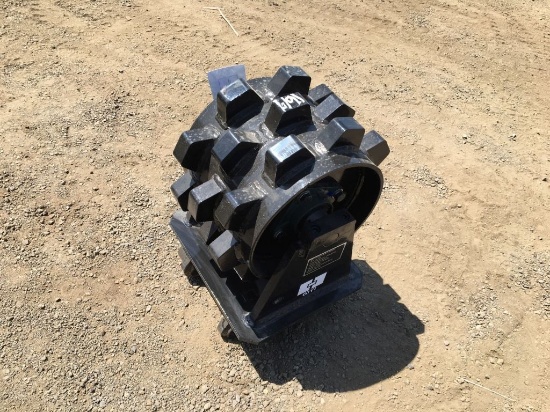 Unused GIYI 12in Compaction Wheel Attachment,