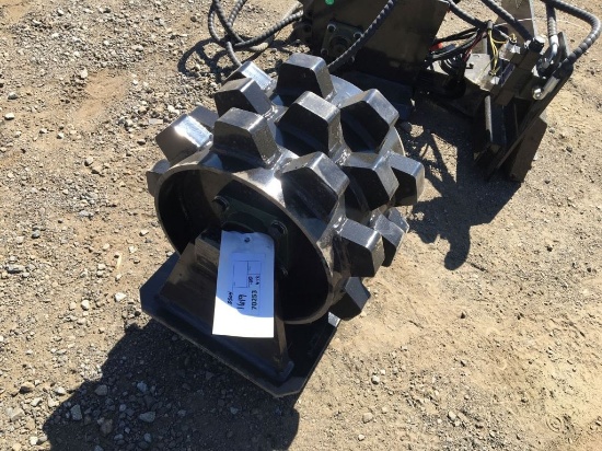 Unused GIYI 12in Compaction Wheel Attachment,
