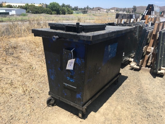 Rolling 310 Gallon 56in x 38in x 34in Oil Tank.