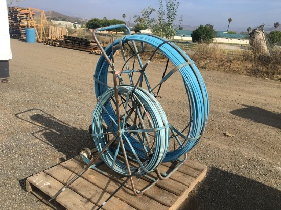 (2) Spools of Fiberglass Rod.
