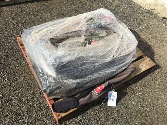 Pallet of Schutt Baseball Bags.