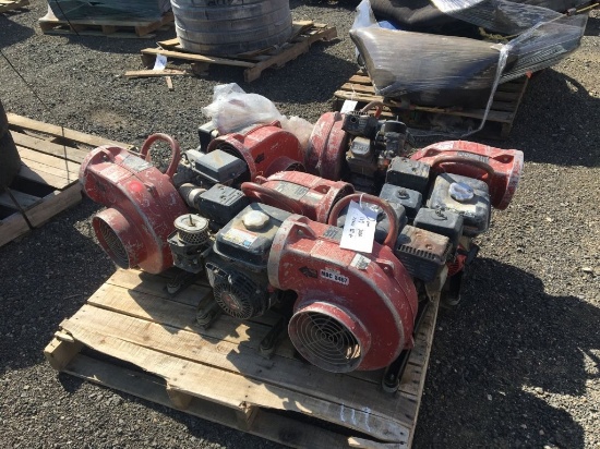 Pallet of (6) Gas Powered Blowers.