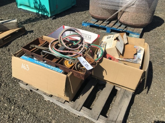 Pallet of Misc Items, Including Parts Bins,