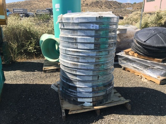 Pallet of (15) Rolls of 2.5in Polyethylene Plastic