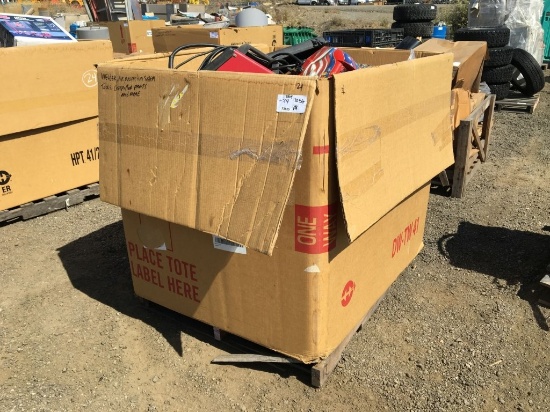 Cardboard Box of Misc Items, Including Welder,