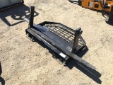 Unused GIYI Pair of 60in Forks w/Carriage,