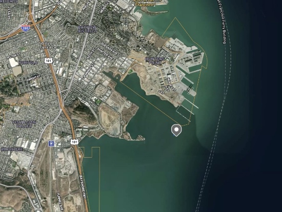 2,500 SqFt Underwater Parcel in California,