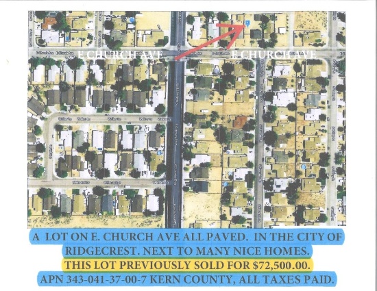 Vacant Parcel in California,