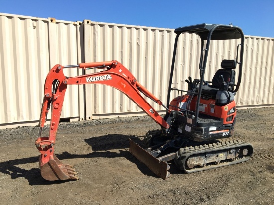 2021 Kubota U17 Mini Excavator,