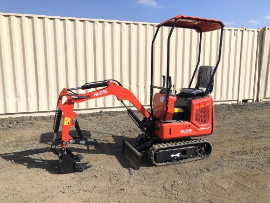 Unused 2026 HL015 Mini Excavator,