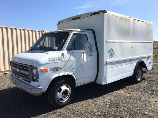 1988 Chevrolet G-Series Cargo Van Truck,