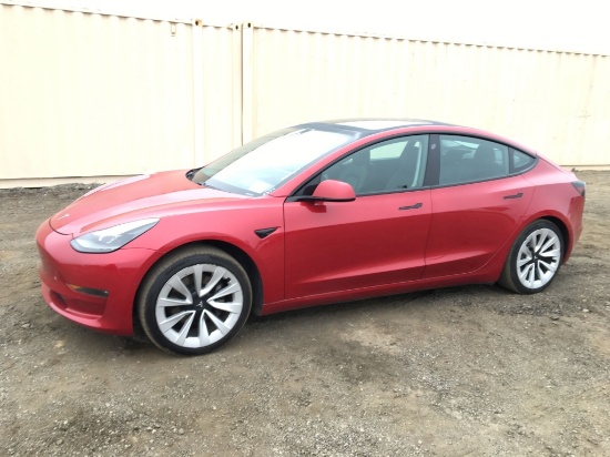 2021 Tesla 3 Sedan,