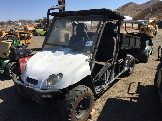 2012 Extreme Green 2-Passenger Utility Cart,