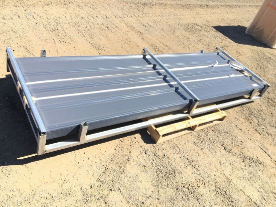 (100) Unused Aboss 10ft x 3ft Metal Roof Paneling.