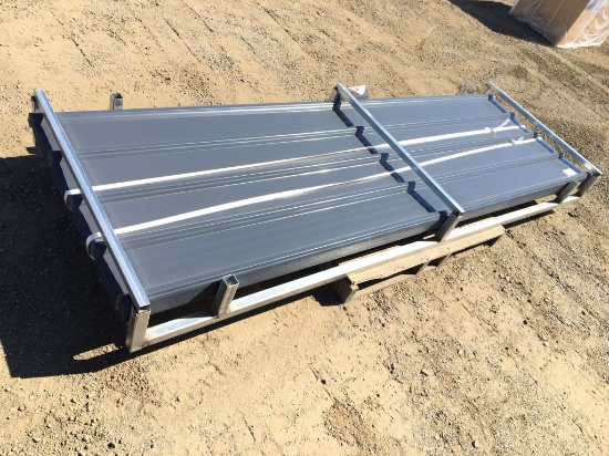 (100) Unused Aboss 10ft x 3ft Metal Roof Paneling.