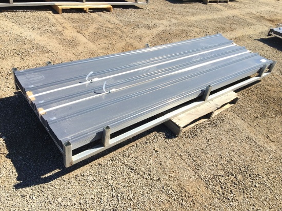 (100) Unused Aboss 10ft x 3ft Metal Roof Paneling.