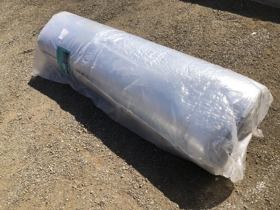 Unused 164ft x 6.6ft Bubble Aluminum Foil