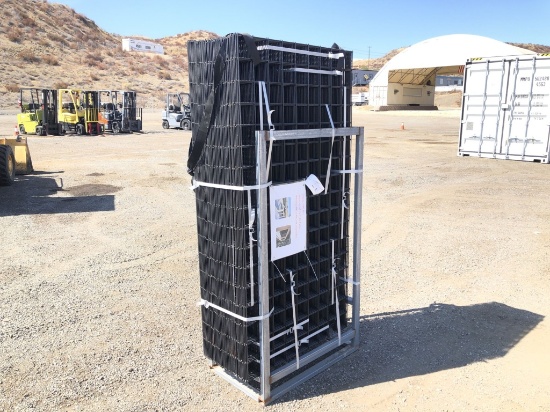 (80) Unused 36in x 72in 6-Gauge Metal Rail Panels