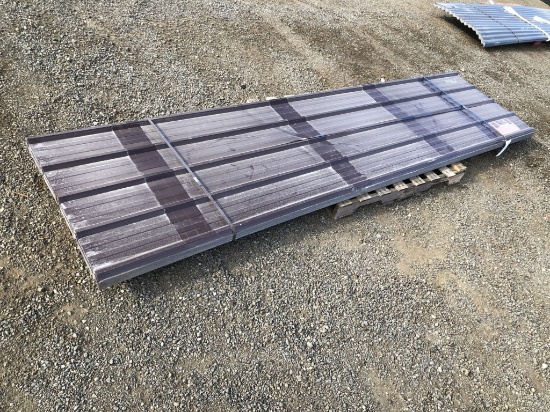 (70) Unused 12ft x 3ft x .4mm Brown Polycarbonate