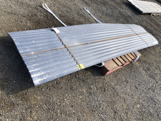 (70) Unused 12ft x 3ft x .4mm Grey Polycarbonate