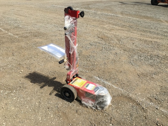 Unused 50-Ton Air/Hydraulic Floor Jack.